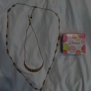 Premier Designs Gold Necklace Set Minimalist Jewelry